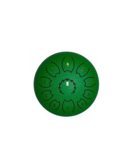 Steel Tongue Drum F-Zone STD618N Verde Oscuro (6" 8 notas)