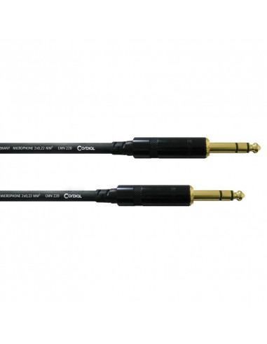 cordial cfm3fv  3mts XLR HEMBRA jack balanceado