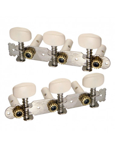 Clavijero ADMIRA niquel/pasta