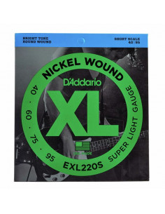D'Addario EXL220S (040-095) Short Scale