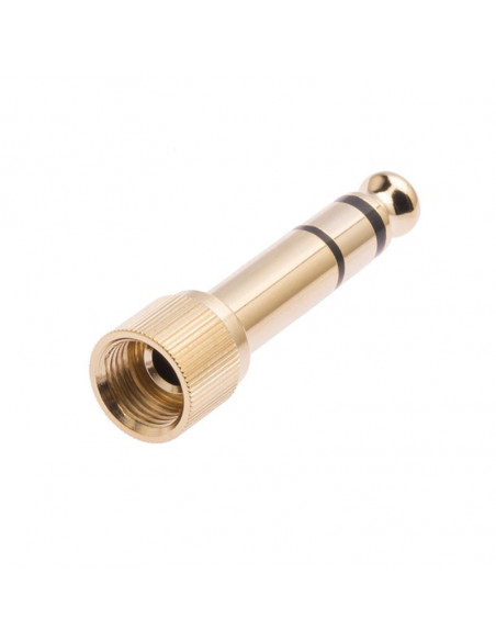 FACTOR ADAPTADOR MINI JACK HEMBRA 3,5 MM a JACK MACHO 6.3 MM
