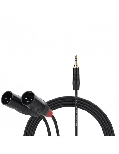 FactorFLEX Cable señal 1,5 m 2 XLR hembra 3 PIN...