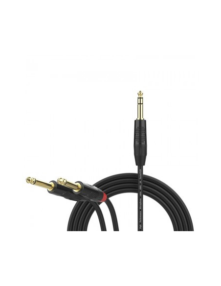 FactorFLEX Cable señal 1,5 m 1 Jack estero + 2 jac k REAN