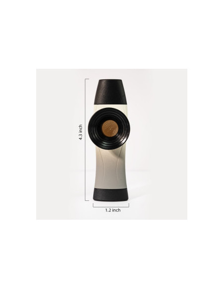 Kazoo Ripple Phono Kazoo plástico gris