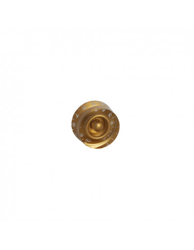 Botón Gotoh Les Paul KG-110 Dorado Cilíndrico