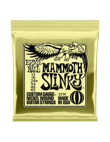 JUEGO ELÉCTRICA MAMMOTH SLINKY NICKEL 12 - 62...