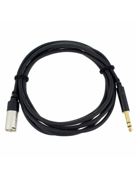 Cordial CFM 3 MV Cable balanceado XLR macho a jack de 6,3 mm de 3 m