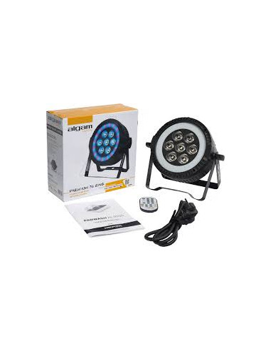 PAR LED 7X6W RGBW + ANILLO LED Algam