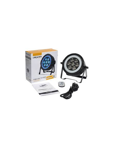 PAR LED 7X6W RGBW + ANILLO LED Algam