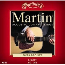 Martin M140 set 80/20 bronze acoustic string 012/054