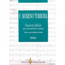 Concierto Iberico - Para Cuatro Guitarras Y Orquesta - Edicion Jose Manuel Fdez. Partitura