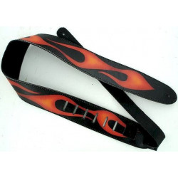 Perris 04 Correa Guitarra Air Brushed Flame 2.5