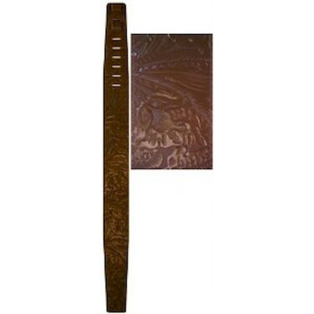 Perris 571 Piel Flores del Oeste Marron 2.5
