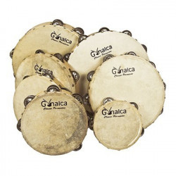 Pandereta sencilla  25cm P/Piel ref. VH01320