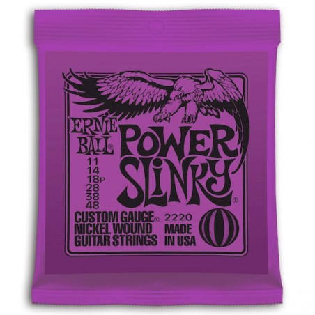 Ernie Ball 2220 Power Slinky Entorchada Purple 11-48
