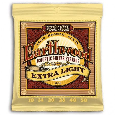 Ernie Ball 2006 Earthwood Bronce Extra Light 010-050