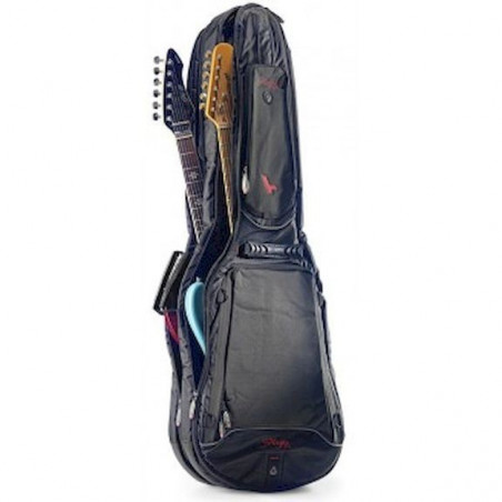 Stagg STB-SUP 20UE/UE Funda doble para dos guitarras electricas profesional.