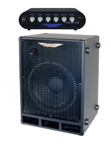 Ashdown Amplificador Cabezal Mibass 2.0 + Pantalla Bajo Mi Bass