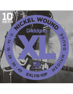 Pack 10 Cuerdas DAddario EXL115-10P (11-49)